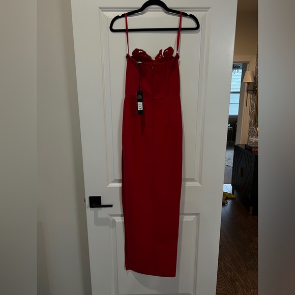 Red Floral Formal Gown❤️ - Picture 7 of 9